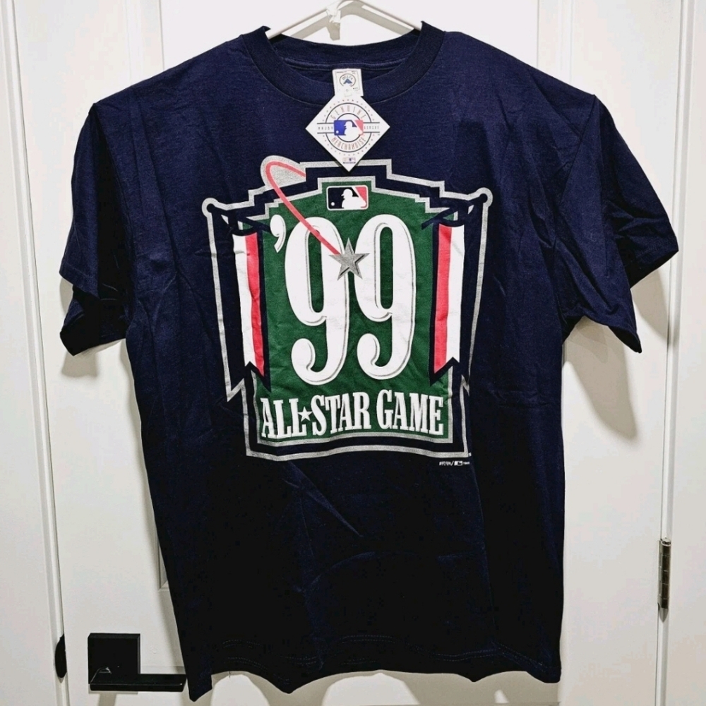 NWT Vintage Delta 1999 MLB All Star Game Mens Size XL T Shirt Blue